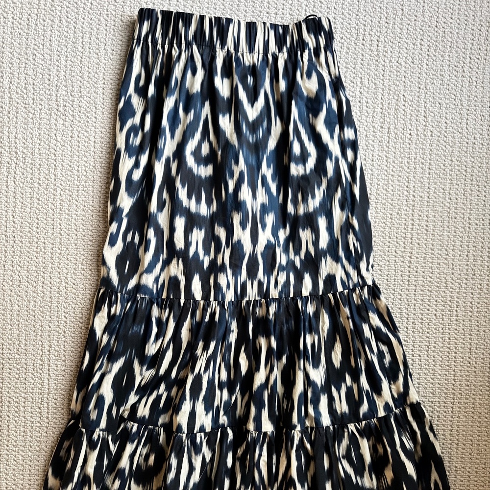 Cara Cara Chase Skirt- Ikat Navy